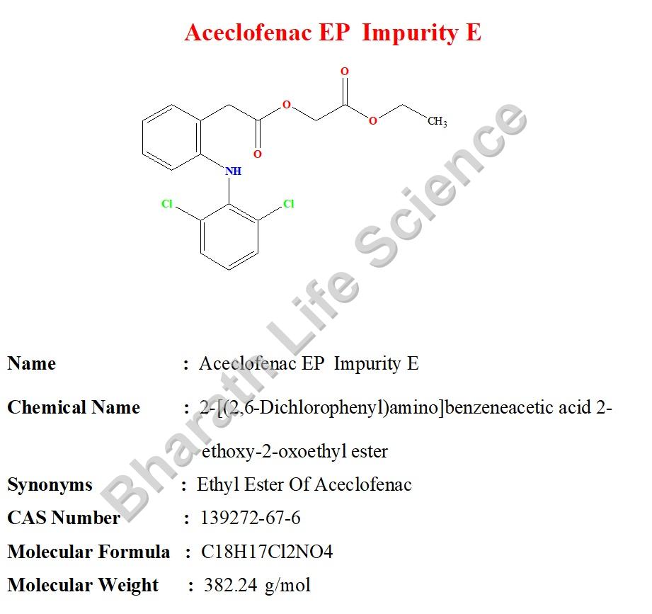 Aceclofenac EP  Impurity E